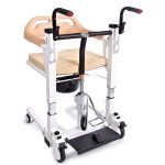 Comfort Plus DM-160 Tuvaletli Tekerlekli Sandalye (MANUEL) Ayak Pedallı