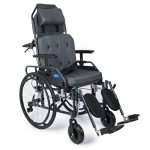 Comfort Plus PHW954LGC-46 Lux Alüminyum Özellikli Tekerlekli Sandalye (Baş,Boyun Destekli)Baldır Destekli Ayaklar